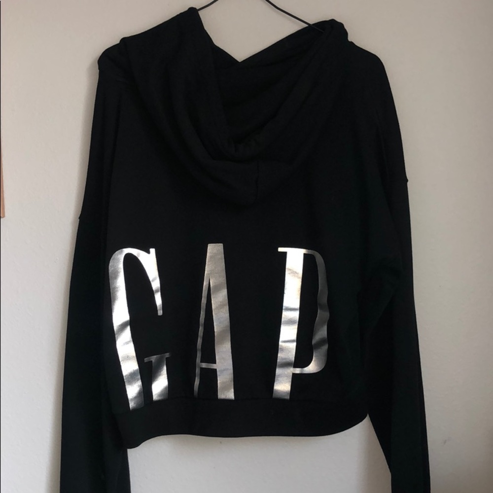Reflective GAP Black Hoodie